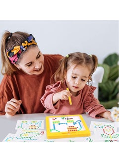 Magnetic Drawing Doodle Board for Kids 31.5x31.5cm Fun Doodle Board with Magnetic Pen and Beads Colourful Educational Magnet Drawing Board to Form Various Patterns with Magnetic Pen - pzsku/Z026C95E16A65BC6E3FEFZ/45/_/1734076800/e48b1d41-34d3-4488-b800-1b32b7e2d826