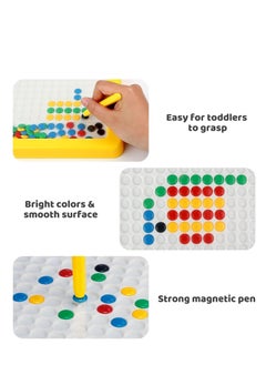 Magnetic Drawing Doodle Board for Kids 31.5x31.5cm Fun Doodle Board with Magnetic Pen and Beads Colourful Educational Magnet Drawing Board to Form Various Patterns with Magnetic Pen - pzsku/Z026C95E16A65BC6E3FEFZ/45/_/1734076830/b6bc8c99-058d-4713-9204-f8734b81873f