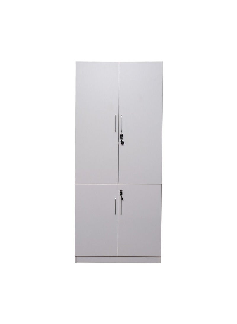 HUIMEI Huimei 720-C04 Two Door Office Cabinet White Color  - Image 1