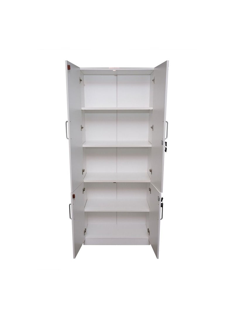 HUIMEI Huimei 720-C04 Two Door Office Cabinet White Color  - Image 3