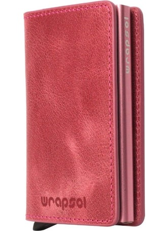 Wrapsol Mechanism Wallet Smart Card Holder Book Leather  - Image 1