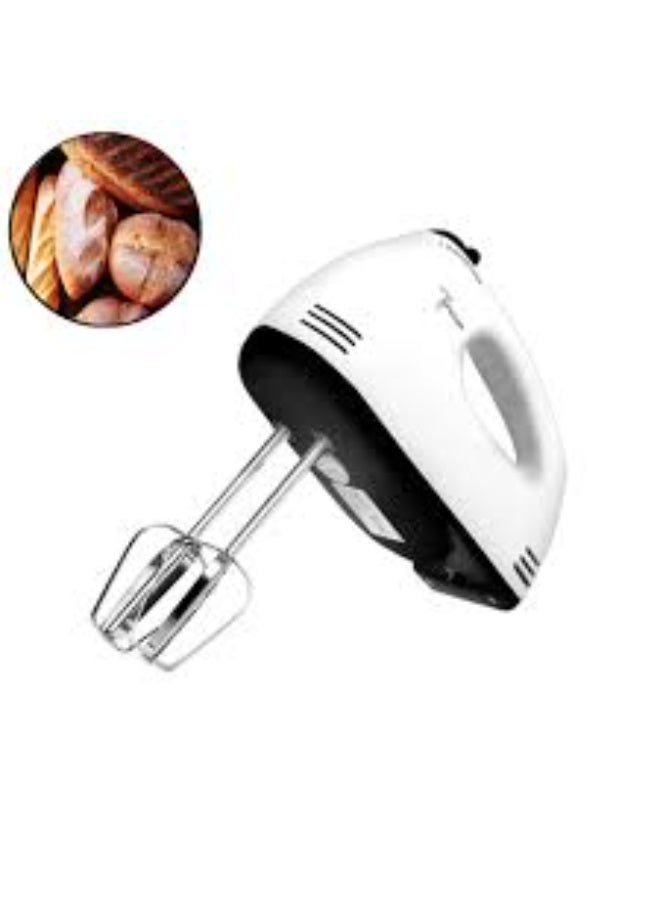 خلاط كهربائي محمول بـ 7 سرعات مع 4 مضارب من الفولاذ المقاوم للصدأ - Image 2