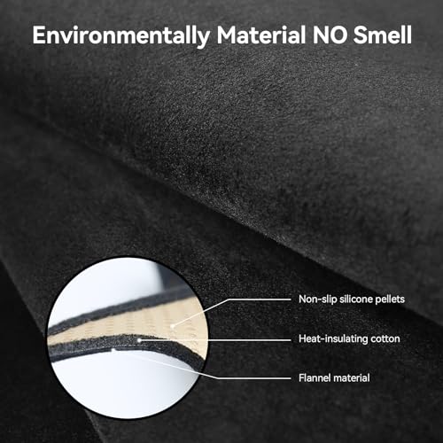 Bercicci Dash Cover for Toyota RAV4 2025 2024 2023 2022 2021 2020 2019 Hybrid, Prime (PHEV) Accessories Flannel Dashboard Cover Dash Mat Center Console Cover Sunshield Protector Pad - Image 5