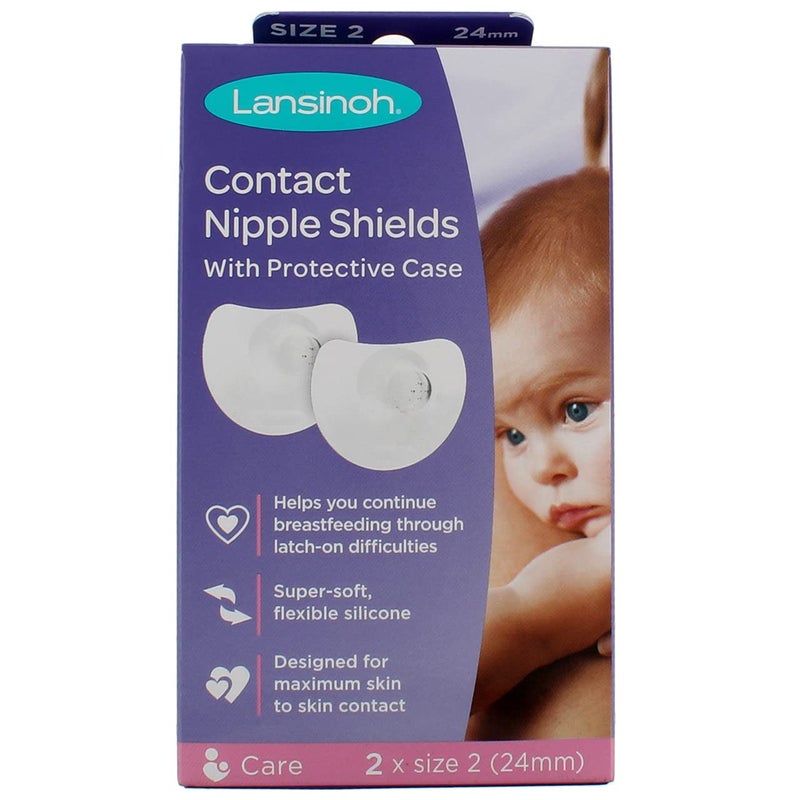 Lansinoh Contact Nipple Shields, 2 Count (3 Pack) - Image 1