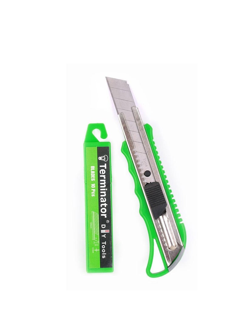 Terminator Terminator Utility Cutter with 10 Pcs Blades 