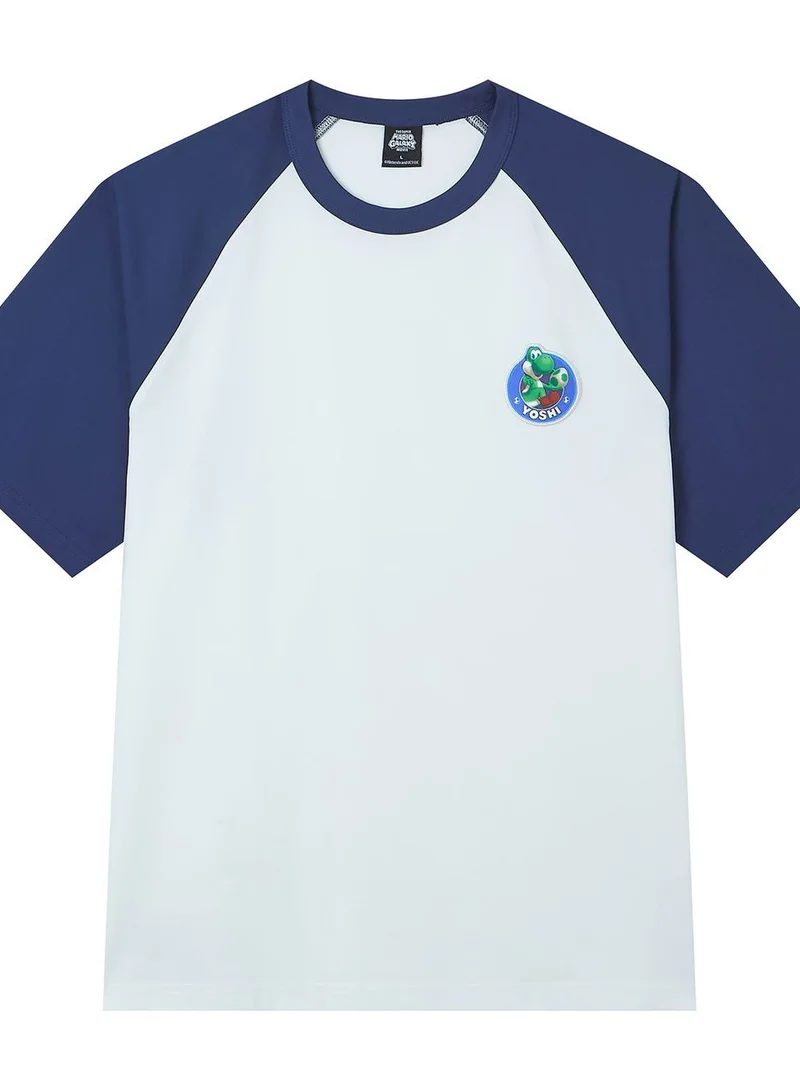 Giordano  Men Relaxed Mario Raglan Printed Tee for Men | Best Price UAE