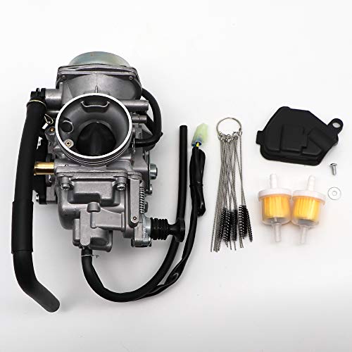 KIPA Carburetor for TRX500 Foreman Rubicon 500 2001-2005 TRX500FA TRX500FPA TRX500FM, Replace OEM Part Number 16100-HN2-013, With Carbon Dirt Jet Cleaner Tool Kit & Fuel Filters - Image 3