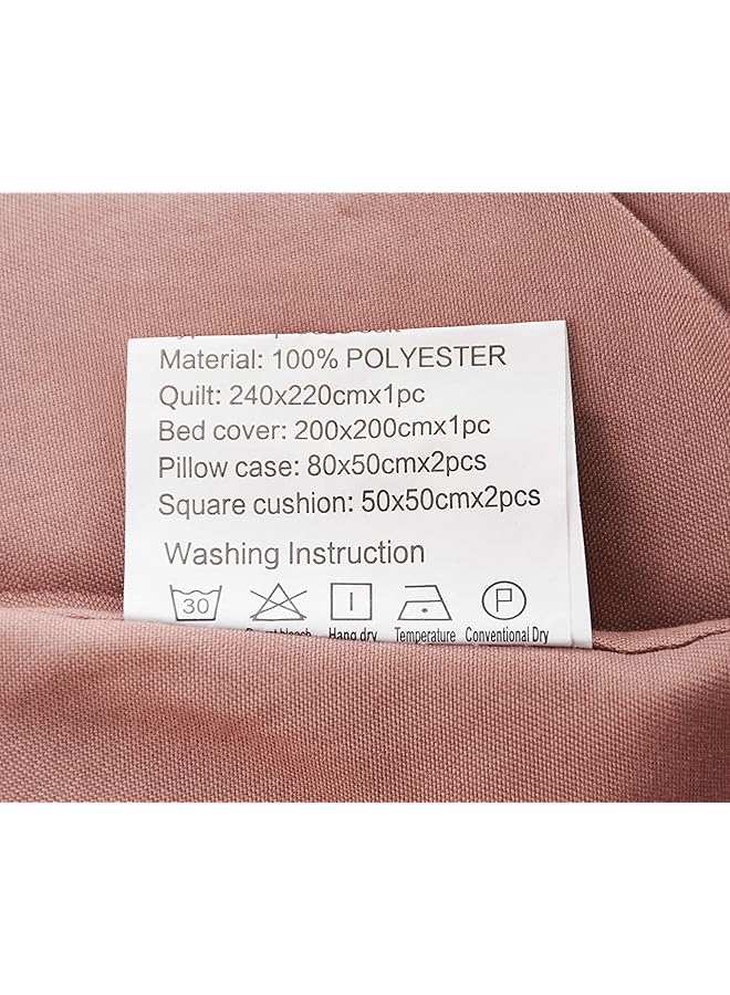 إيروريكس طقم لحاف متوسط الحشوة مكون من 6 قطع متعدد الألوان - Image 4