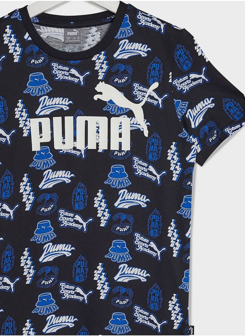 PUMA Kids Essential  Mid 90S Printed T-Shirt