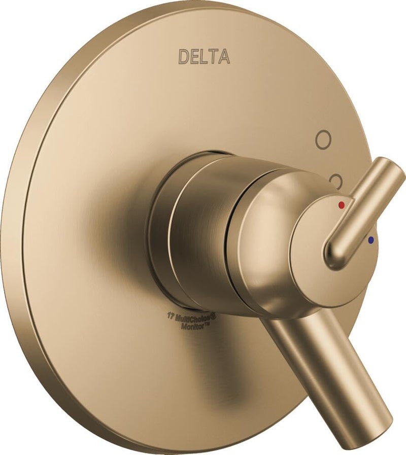 Delta Faucet Trinsic 17 Series Dual-Function Shower Handle Valve Trim Kit, Champagne Bronze T17059-CZ (Valve Not Included) - Image 1