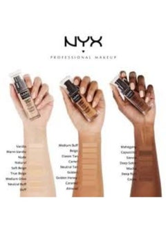 NYX PROFESSIONAL MAKEUP NYX Can't Stop Won't Stop Liquid Foundation 6.5 Nude 30ml  - Image 3