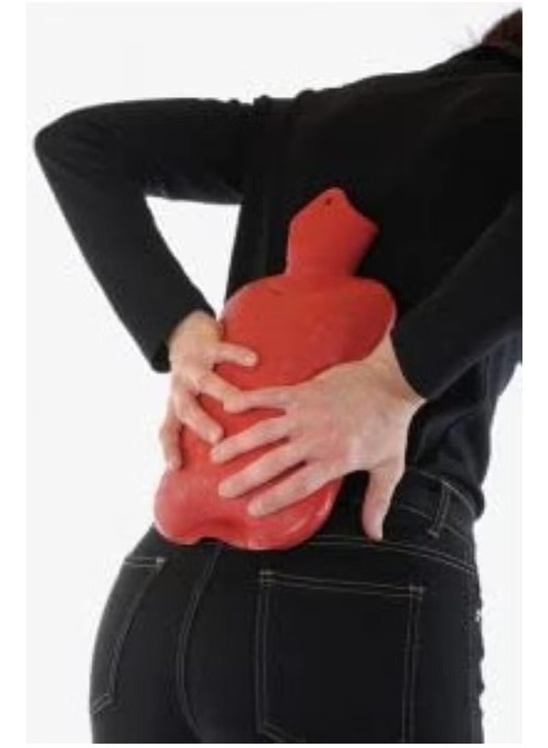 Ritecare BPA Free Hot Water Bottle for Shoulder, Neck, and Muscle Pain, Hand and Foot Warmer, Menstrual Cramps, Hot Compress, and Cold Therapy (Random Color, 1 Piece)  - Image 3