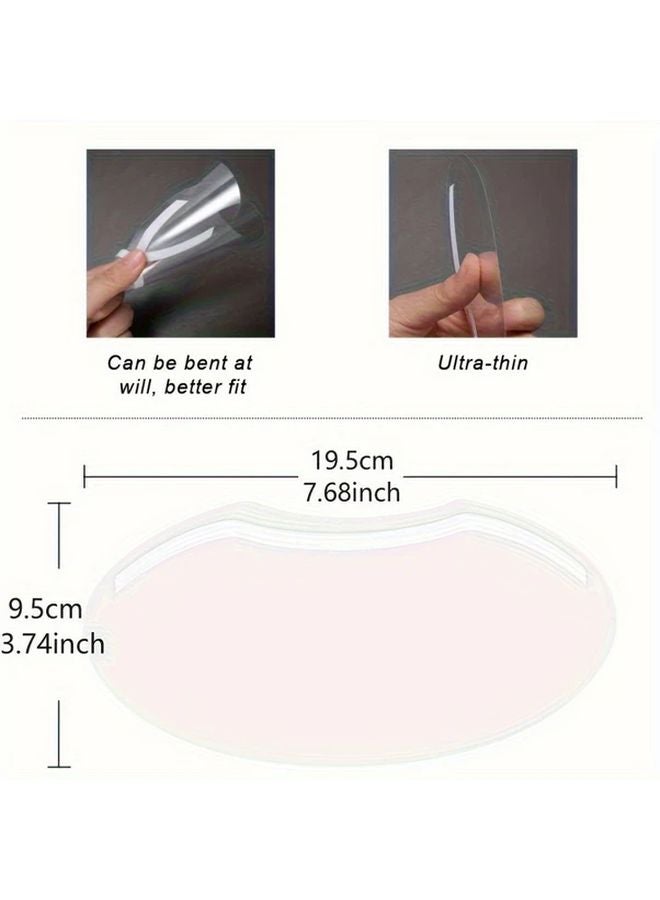 100 Pcs Clear Shower Eyeshield Waterproof Sunscreen For Lash Extensions Eye Surgery - Image 5