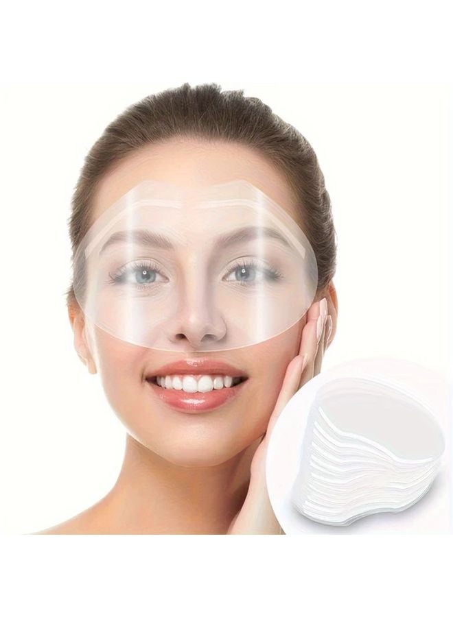 100 Pcs Clear Shower Eyeshield Waterproof Sunscreen For Lash Extensions Eye Surgery - Image 4