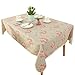 HIGHFLY Vintage Flower Decorative 55x71 Rectangle Linen Table Cloth by  - Printed Pattern Washable Table Cloth Dinner - Image 2