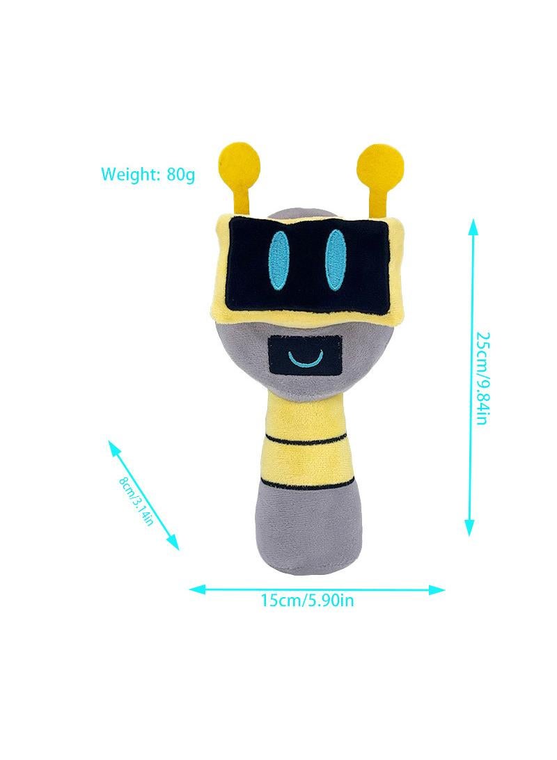 Sprunki Plush Toys, Sprunky Wenda  Gray Plushies Pillow Stuffed Animal Figure Dolls for Game Fans Gifts for Kids - Image 2