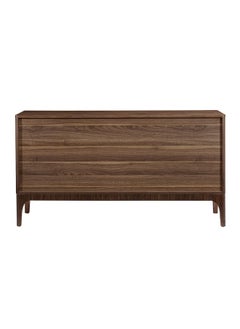 DANUBE HOME Rorvik Sideboard Cabinet Strong And Sturdy Kitchen Organiser Rack Modern Design Buffet Cabinet Side Board For Dining Room Bar Kitchen L160Xw45Xh85Cm - Walnut  - Image 4