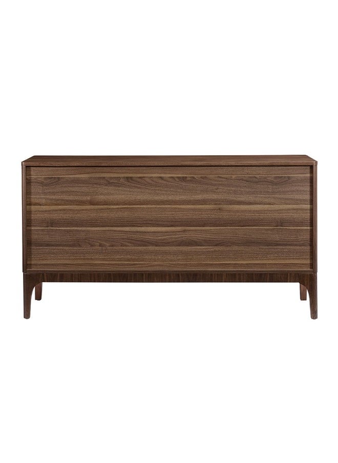 DANUBE HOME Rorvik Sideboard Cabinet Strong And Sturdy Kitchen Organiser Rack Modern Design Buffet Cabinet Side Board For Dining Room Bar Kitchen L160Xw45Xh85Cm - Walnut  - Image 4