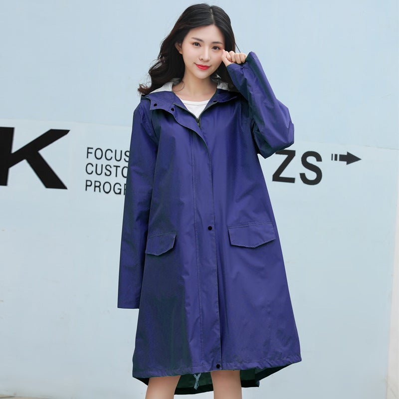 Rainstorm-Proof Japanese Women'S Fashion Windbreaker Raincoat Women'S Men'S And Women'S Walking Casual Raincoat Overseas E-Commerce - Image 4