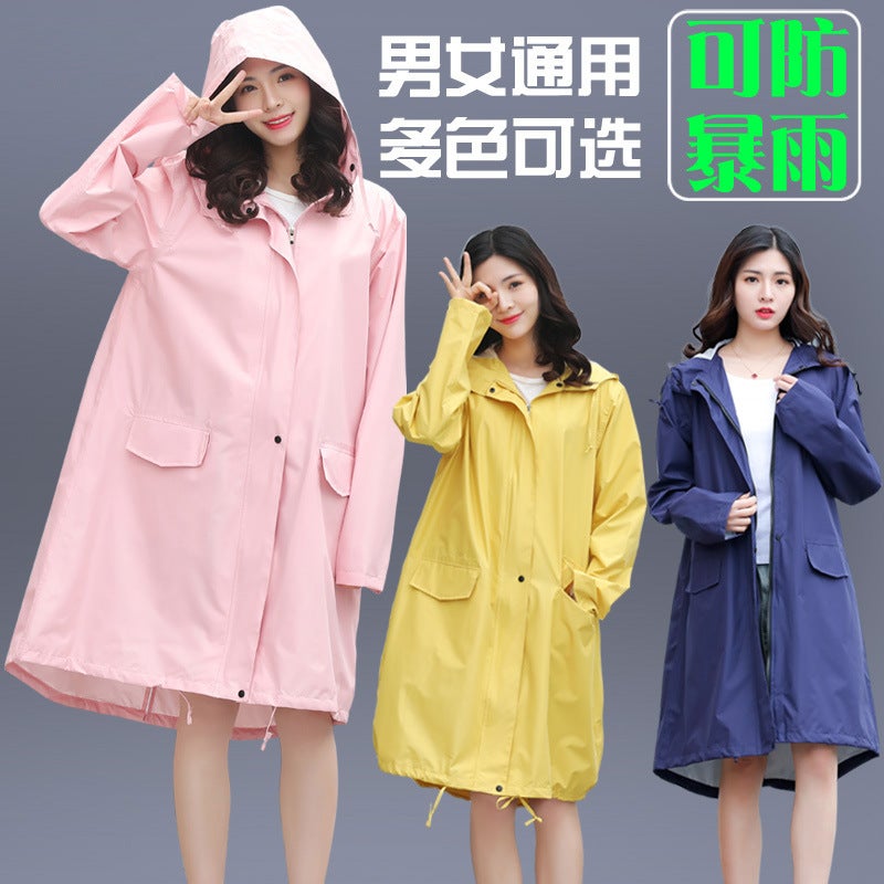 Rainstorm-Proof Japanese Women'S Fashion Windbreaker Raincoat Women'S Men'S And Women'S Walking Casual Raincoat Overseas E-Commerce - Image 2
