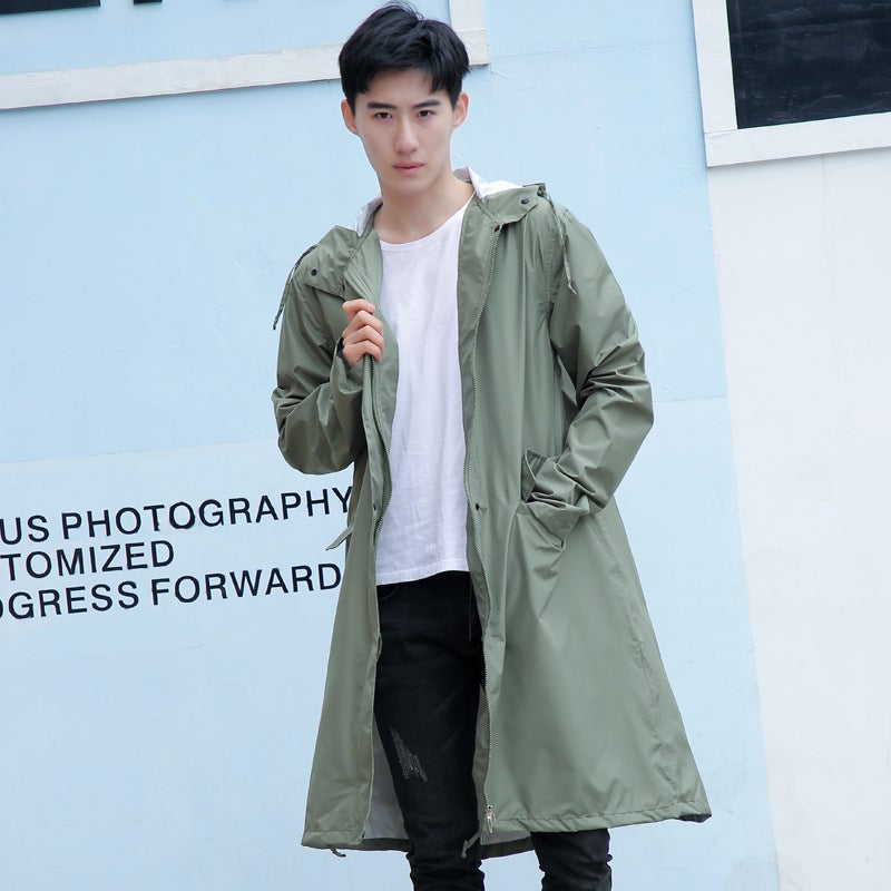 Rainstorm-Proof Japanese Women'S Fashion Windbreaker Raincoat Women'S Men'S And Women'S Walking Casual Raincoat Overseas E-Commerce - Image 3