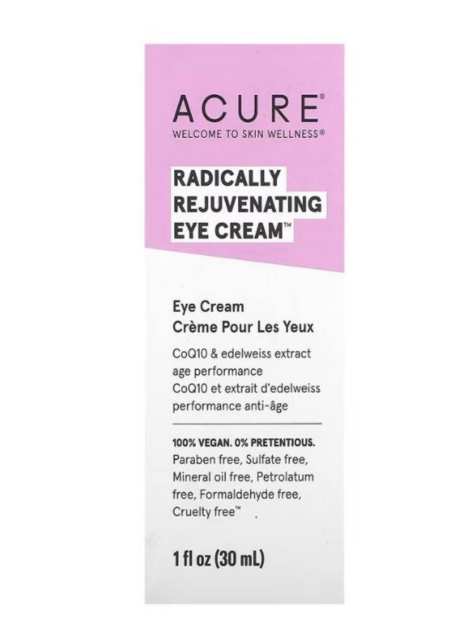 Acure Radically Rejuvenating Eye Cream 1 fl oz 30 ml - Image 2