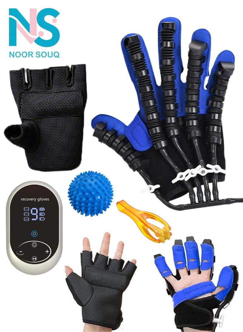 Rehabilitation robot gloves (rechargeable) can be used anytime and anywhere without plugging in, and can be used for 90 minutes to 160 minutes on a single charge, hand stroke rehabilitation equipment, hand dysfunction patient training device, stroke hemiplegia finger orthosis, used for long-term relief of finger cramps，with training ball + finger massage clip