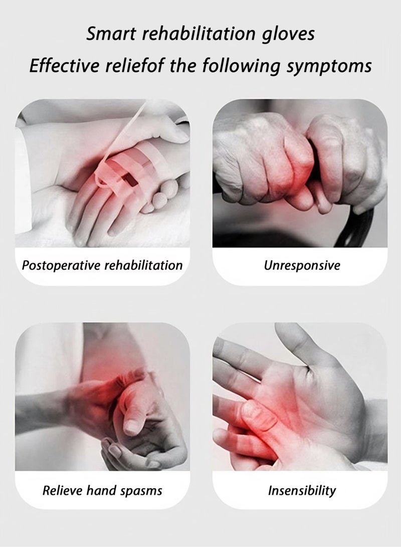 Rehabilitation robot gloves (rechargeable) can be used anytime and anywhere without plugging in, and can be used for 90 minutes to 160 minutes on a single charge, hand stroke rehabilitation equipment, hand dysfunction patient training device, stroke hemiplegia finger orthosis, used for long-term relief of finger cramps，with training ball + finger massage clip
