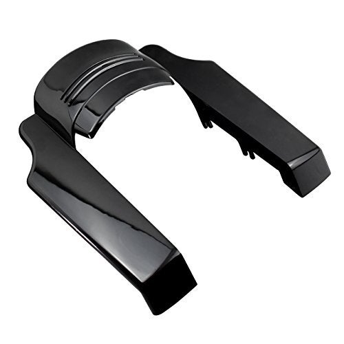 CARGLETRUE 5'' Stretched Rear Fender Extension Filler Fit For Harley Touring Electra Glide Road Glide Road King Street Glide 2014-2023 (Gloss Black) - Image 4