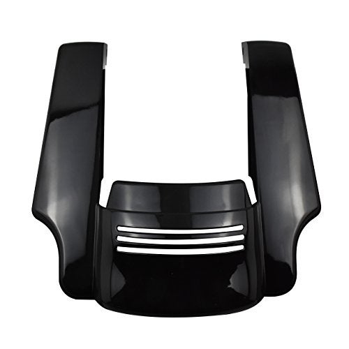 CARGLETRUE 5'' Stretched Rear Fender Extension Filler Fit For Harley Touring Electra Glide Road Glide Road King Street Glide 2014-2023 (Gloss Black) - Image 1