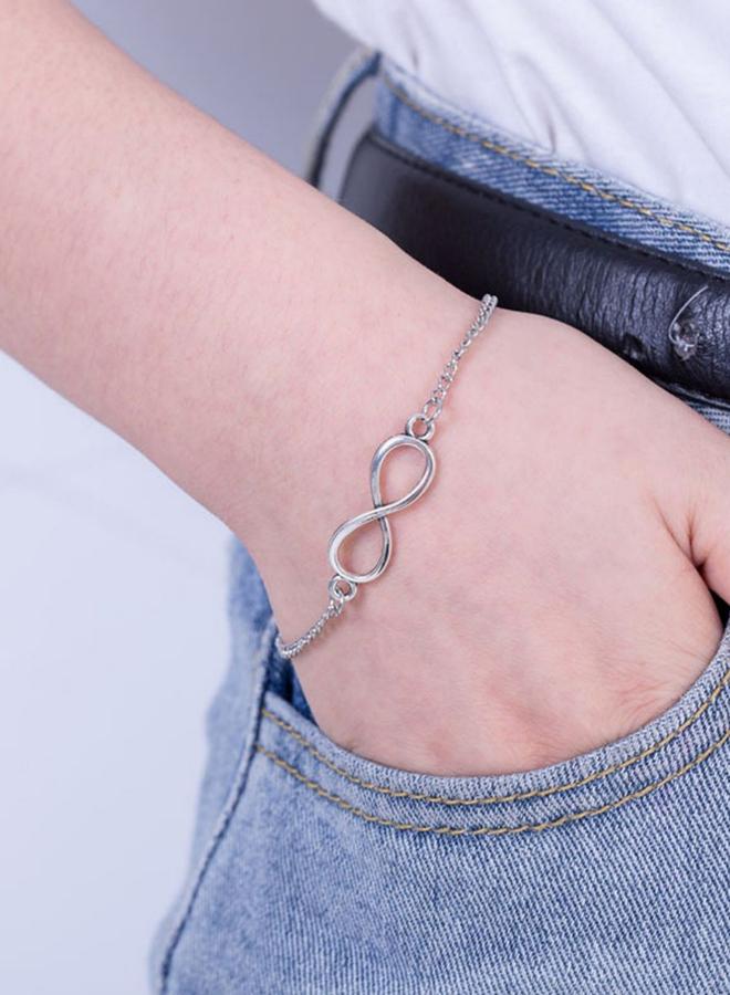 Take Two Infinity Symbol Thin Chain Bracelet - Image 1