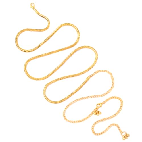 VAMA FASHIONS Adjustable Gold Plated Round Snake Waist Belly Body Chain Kamarbandh Golden Beach Bikini Chains for Women Girls - Image 1