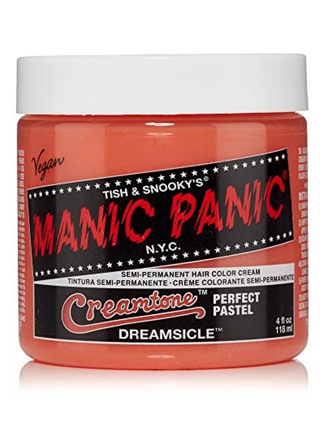 Manic Panic Dreamsicle Hair Dye Creamtone Perfect Pastel Semipermanent Hair Color Creamy Pastel Orange Dye With Warm Undertones Vegan Ppd & Ammoniafree For Coloring Hair On Women & Men - Image 1