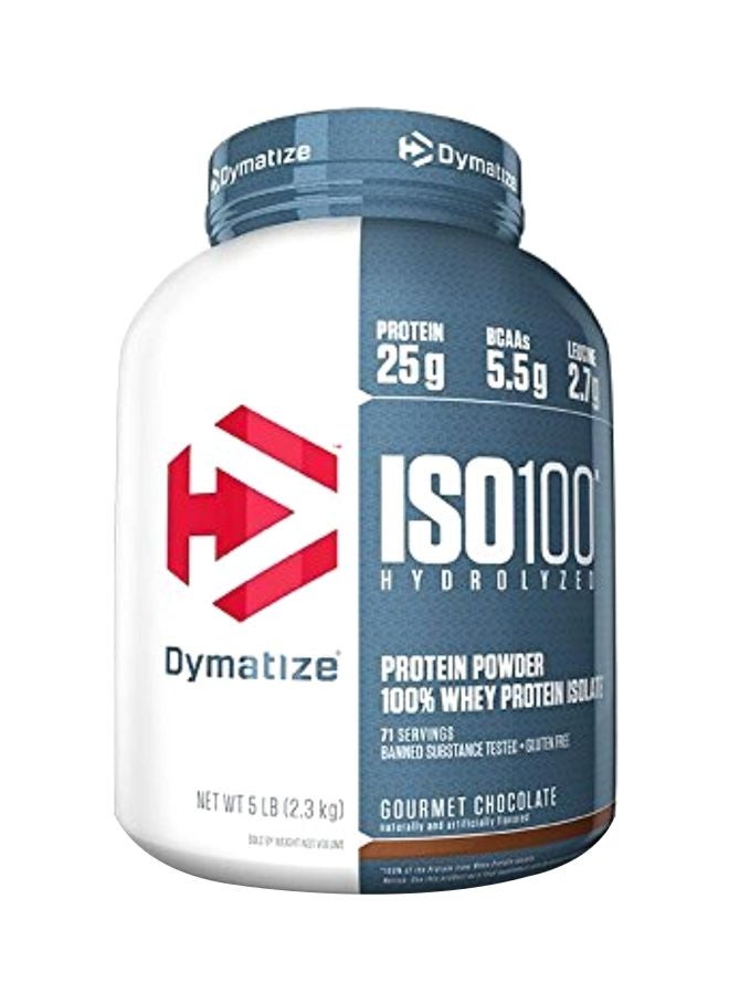 Dymatize ISO 100 Hydrolyzed Protein Powder - Gourmet Chocolate - Image 1