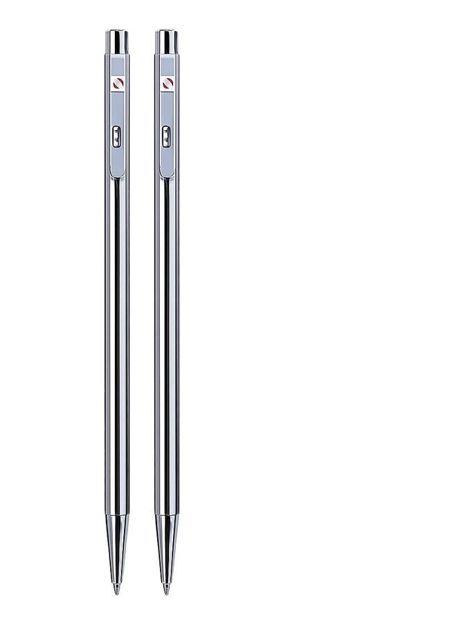 Worldone PU Cover Ingenious Executive Notebook with Horizontal Elastic Band Clousre String, 80 Gsm 224 Natural Shade page, Split as 208 Ruled, 8 Plain & 8 Graph Pages, Ideal for Corporate gifting, Color Grey, Size A5, Pack of 2 - Image 3