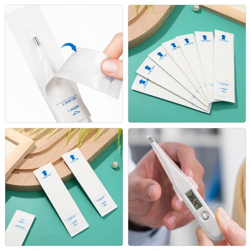 Disposable Probe Covers 50pcs Universal Thin Film Sleeves for Oral Hygienic Protection - Image 4