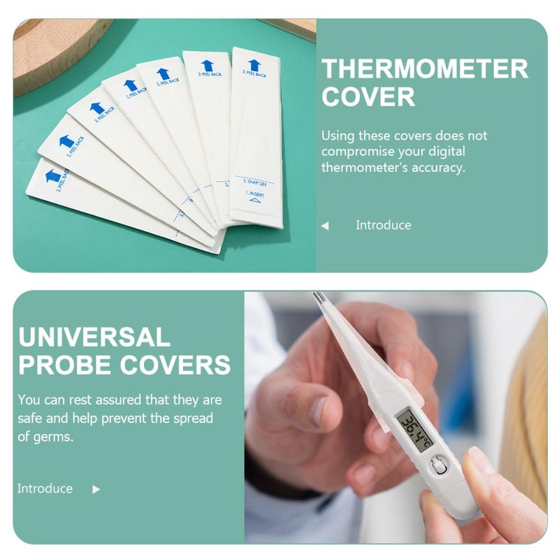 Disposable Probe Covers 50pcs Universal Thin Film Sleeves for Oral Hygienic Protection - Image 5