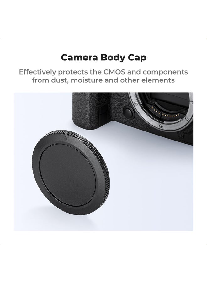 SJet - RF Mount Rear Lens Cap & Body Cap Cover for Canon RF Lens Cap, RF Mount Back Cap, RF Cap for Canon EOS R50 R100 R10 R8 R7 R6 R6 II R5 R5C R5 III R3 RP - Image 1