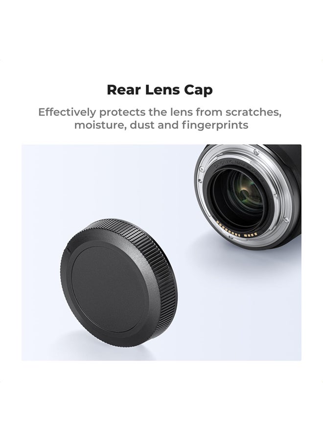 SJet - RF Mount Rear Lens Cap & Body Cap Cover for Canon RF Lens Cap, RF Mount Back Cap, RF Cap for Canon EOS R50 R100 R10 R8 R7 R6 R6 II R5 R5C R5 III R3 RP - Image 1