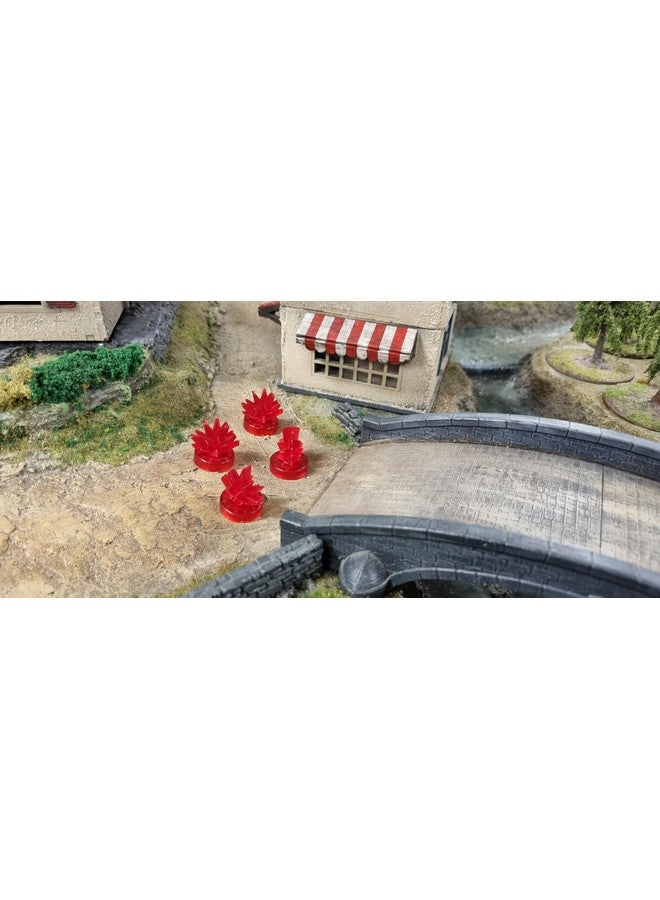 WARLORD GAMES Bolt Action Warlord Pin Markers Bagged - Plastic - Image 3