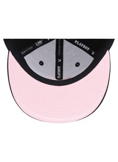 Pink & Black Fitted Flat Bill Hat (Blk/Pnk, 7) - pzsku/Z026E56512F2CA64223B1Z/45/_/1735566383/91c5cf8b-1e89-4140-8d21-3292f523438b