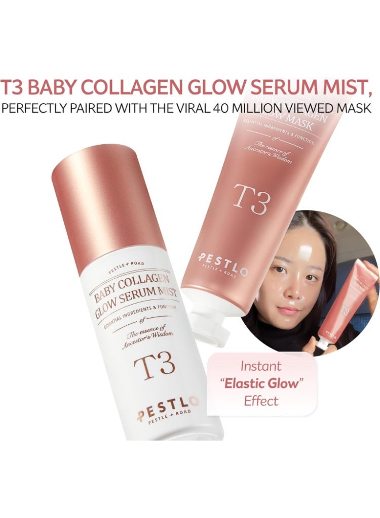 PESTLO T3 Baby Collagen Glow Serum – Korean Hydrating Face Serum for Plump, Radiant, Smooth & Glowing Skin - Image 2