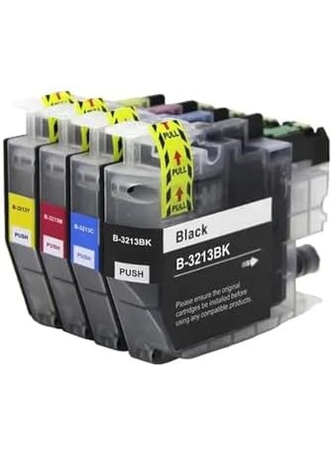 خرطوشة حبر متوافقة 1 مجموعة لـ DCP J572DW J772DW J774DW MFC J491DW J497DW LC3213 LC3211 - Image 1