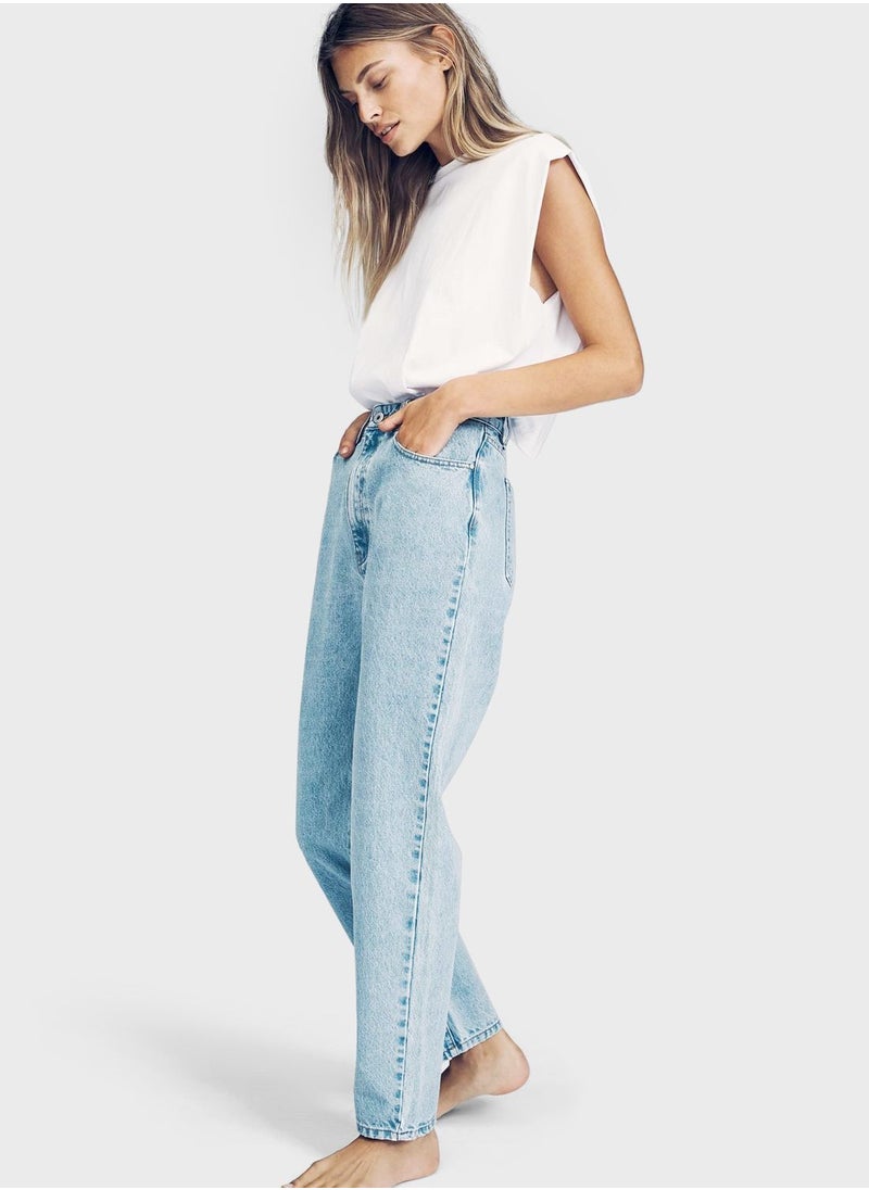 Cotton On - High Waisted Mom Jeans - Image 1