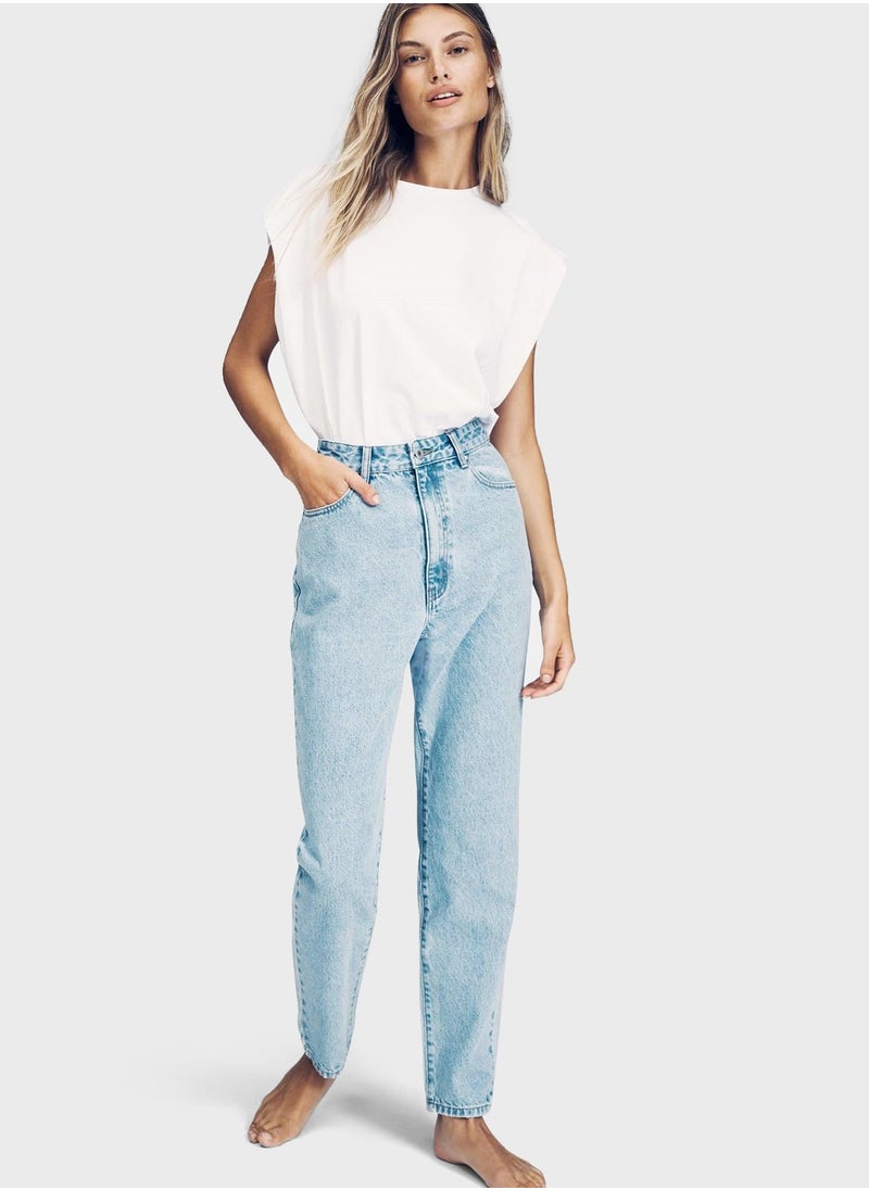 Cotton On - High Waisted Mom Jeans - Image 1