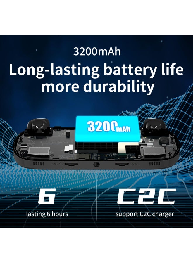 Retro Handheld Game Console, Sturdy And Durable Gaming Console, Comfortable Grip Vintage Portable Gamer, Lightweight Anti Slip Retro Game Device, (1pc, Black) - Image 2