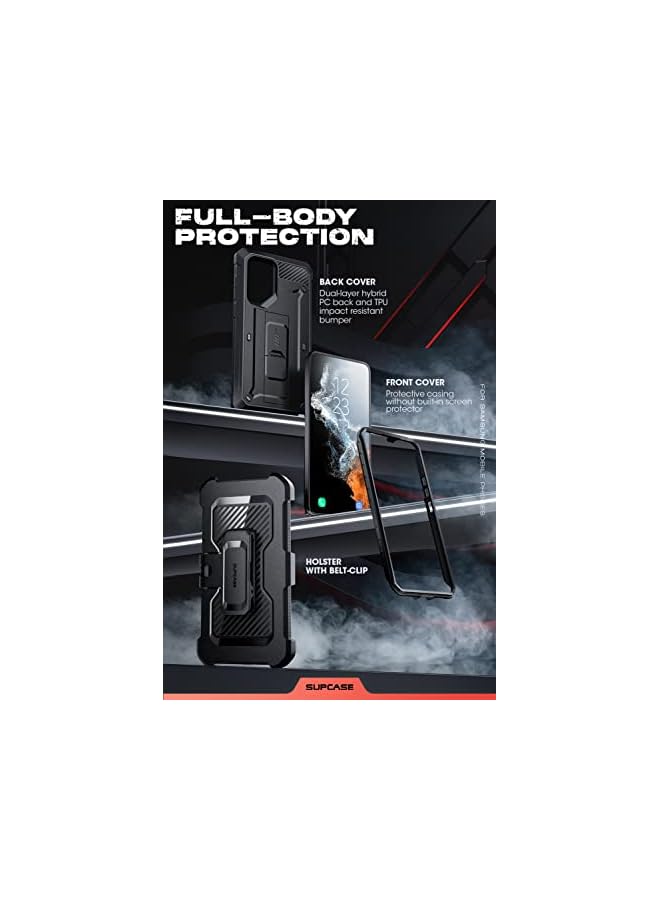SupCase Unicorn Beetle Pro Case for Samsung Galaxy S23 Ultra 5G (2023), Full-Body Dual Layer Rugged Belt-Clip & Kickstand Case Without Built-in Screen Protector - Image 5
