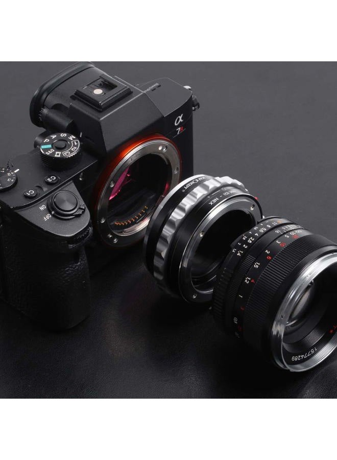 K&F Concept Lens Mount Adapter Compatible with Nikon G AF-S F AIS AI Nikkor F Mount G-Type D/SLR Lens to Sony Alpha E-Mount NEX Camera Compatible with Sony Alpha A7,A6000,A6300,A6500,A5000,A5100 - Image 4