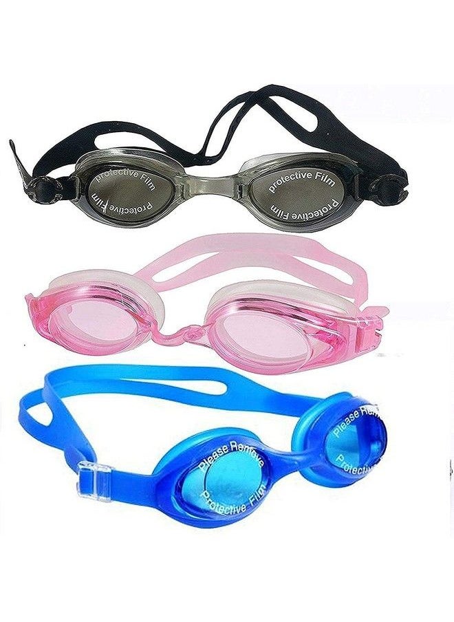 Swimming Combo For Boys (8 To 12 Yrs)1 Trunk ; 1 Goggles ;1 Silicone Swimming Cap ;1 Nose Clip And 2 Ear Plugs (Pro Quality) Design And Color May Vary Sstp