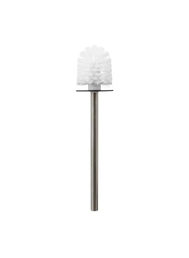 Five Simply Smart High Quality Sandstone Toilet Brush with Holder White and Silver 39 x 12 x 12 cm 174878I - Image 2